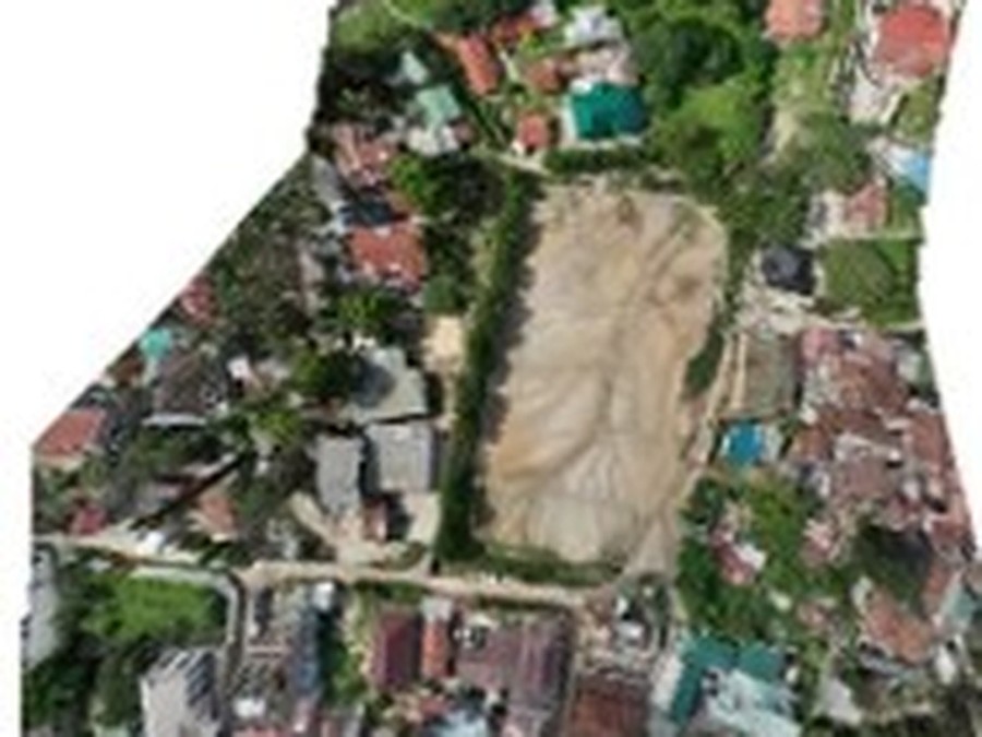 Drone orthomosaic of Kimara Corner surface water hydrology survey