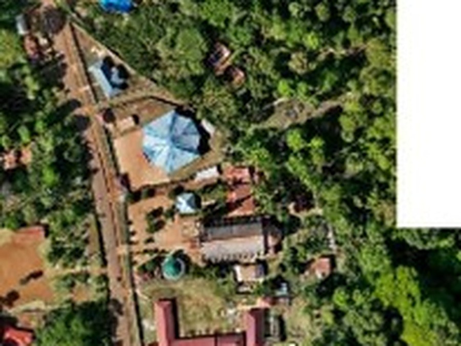 Drone orthomosaic of Mawela Visitation Parish, Moshi